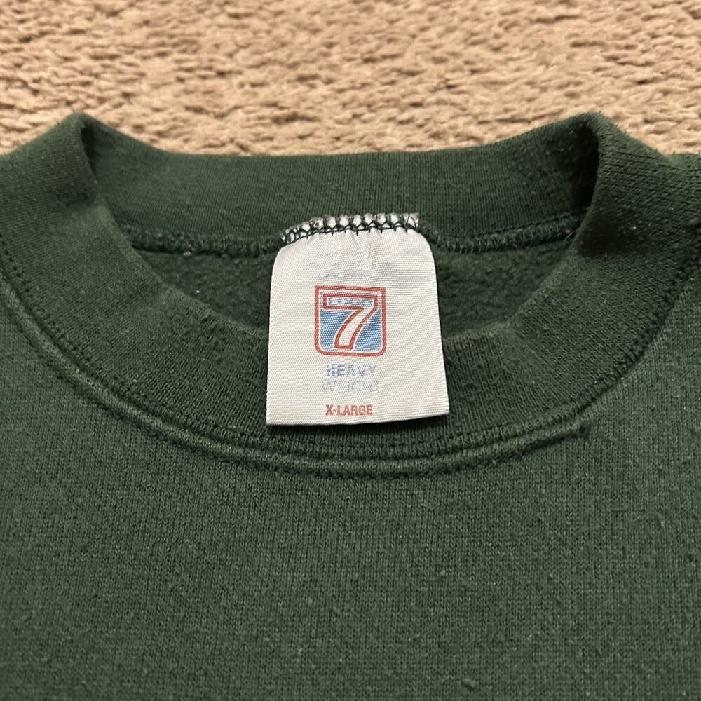 Logo 7 Green Bay Packers Vintage Sweatshirt Embroidered Graphic Size XL *READ - Picture 8 of 10